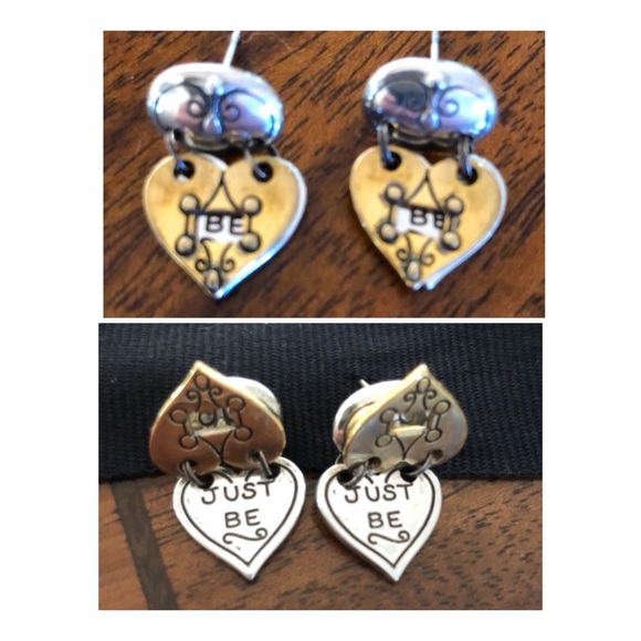 Vintage Brighton secret message inspirational earrings - Picture 1 of 8